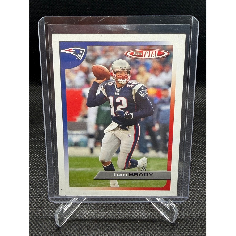 2005 Topps Total Tom Brady New England Patriots Football Card 98 NM-MT